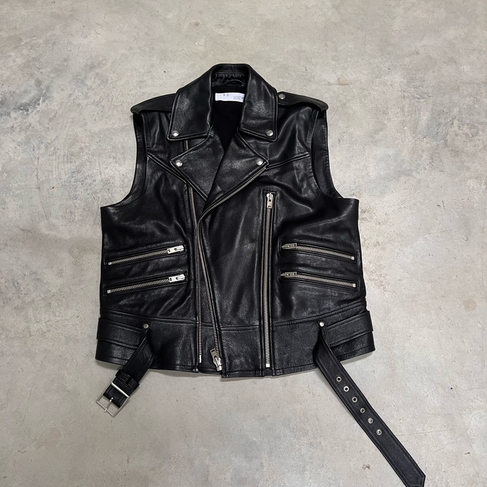 IRO Leather Vest - Euro Men’s XL